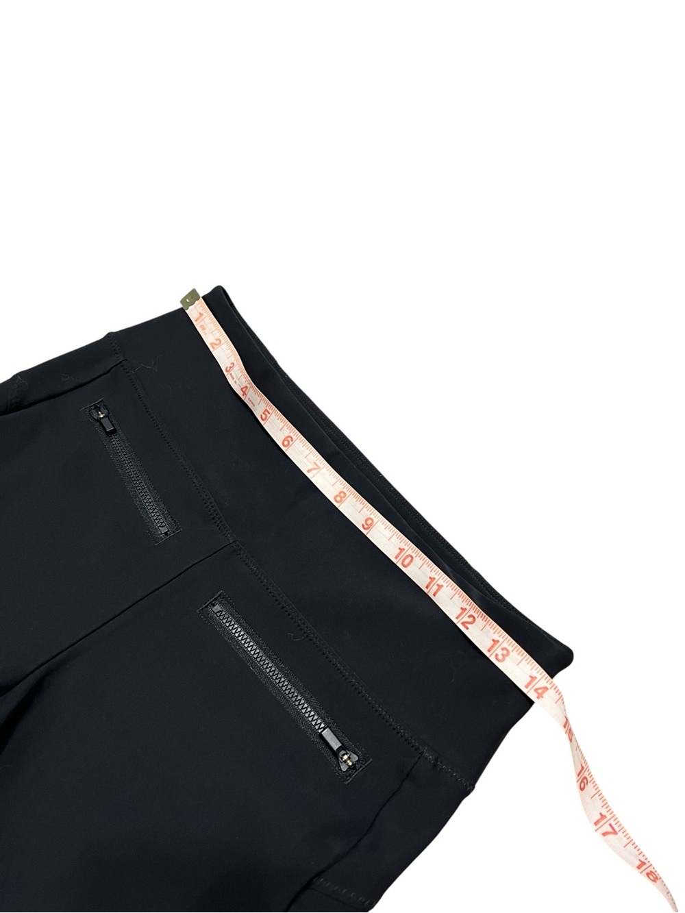 ATHLETA BLACK STELLAR CROPPED zip pocket pants 25” inseam like new size SMALL - Picture 6 of 10